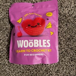 The Woobles Crochet Kit - Val the heart